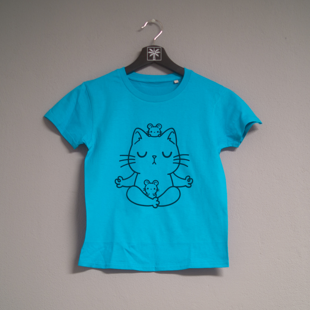 Shirt Kids - Cat Meditation